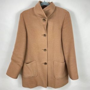 Cinzia Rocco Due Tan Trench Baby Alpaca Coat